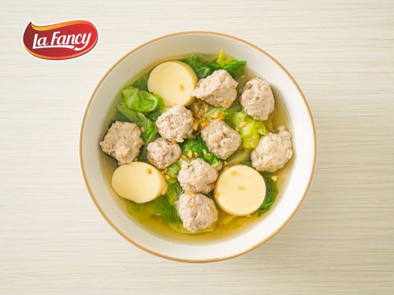 Sup Tahu Bola Udang Ala La Fancy