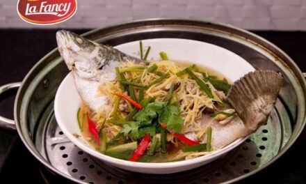 Resep Steam Ikan Bawang Jahe ala La Fancy